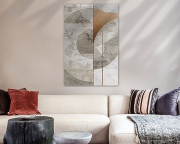 Abstract marble wall art by haroulita