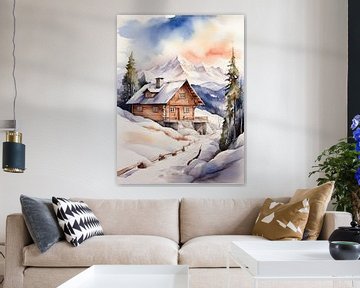Home With Snow Moutain sur TOAN TRAN