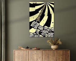 Example of the artwork in a room