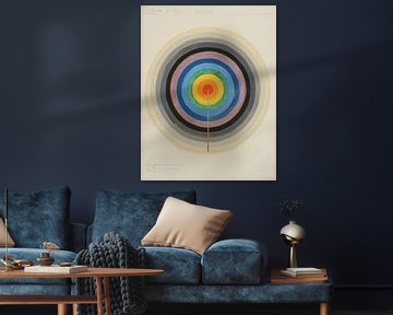Hilma af Klint - Serie VIII. Foto van het startpunt. Maart 1920 van Vivanne