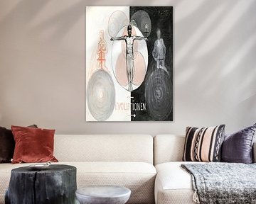 Hilma af Klint - Evolutie nr. 01 Groep VI van Vivanne