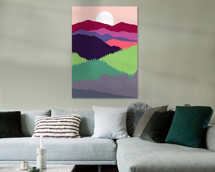 Example of the artwork in a room