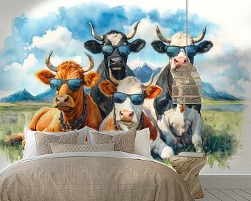 Cool cows by Silvio Schoisswohl