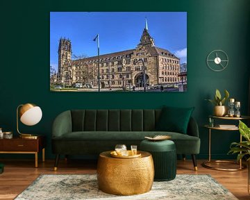 Duisburg town hall panoramic picture