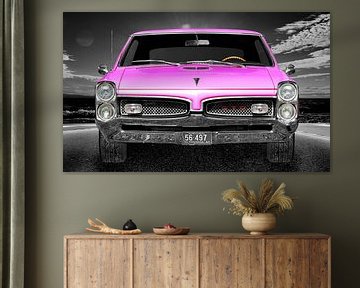 1967 Pontiac GTO en rose sur aRi F. Huber