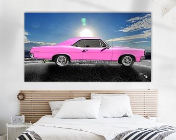 Pontiac GTO 1967 in roze