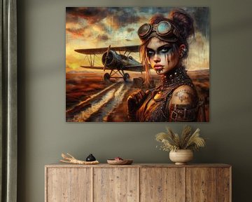 Portrait steampunk sur Silvio Schoisswohl