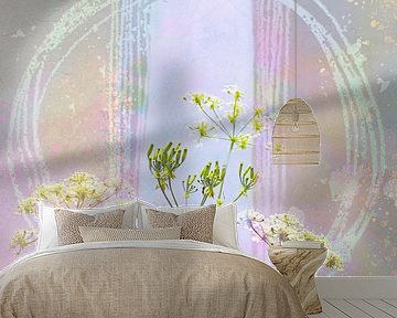 Pastel-coloured spring.Cow parsley. by Alie Ekkelenkamp