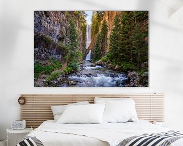 Prachtige Colorado Wildernis Waterval Foto - Telluride Natuur Muurkunst Prints, Decoratie voor thuis en kantoor, Landschapsfotografie van Daniel Forster