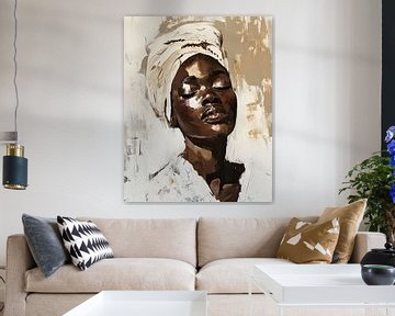 African woman by But First Framing