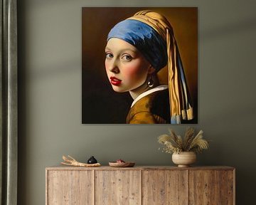 Girl from Vermeer by ARTEO Paintings