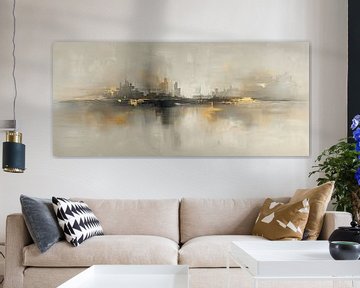 Ville abstraite | Skyline sur Tableaux ARTEO