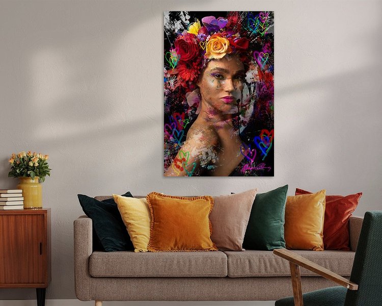 Example of the artwork in a room