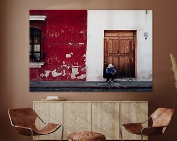 Moment der Ruhe in Antigua, Guatemala von Joep Gräber