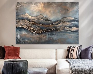 Paysage de montagne abstrait sur Ekaterina Veselova