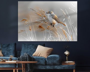 Ein Vogel in natürlicher Harmonie von Karina Brouwer