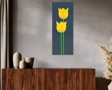 Yellow Tulips by DE BATS designs