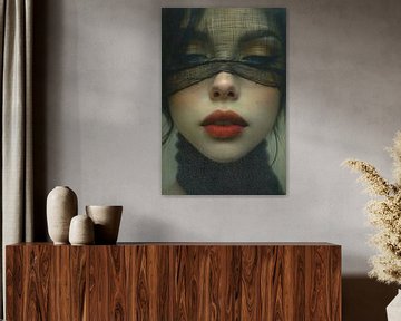 Woman Blindfolded | Velvet Whisper by Art Whims