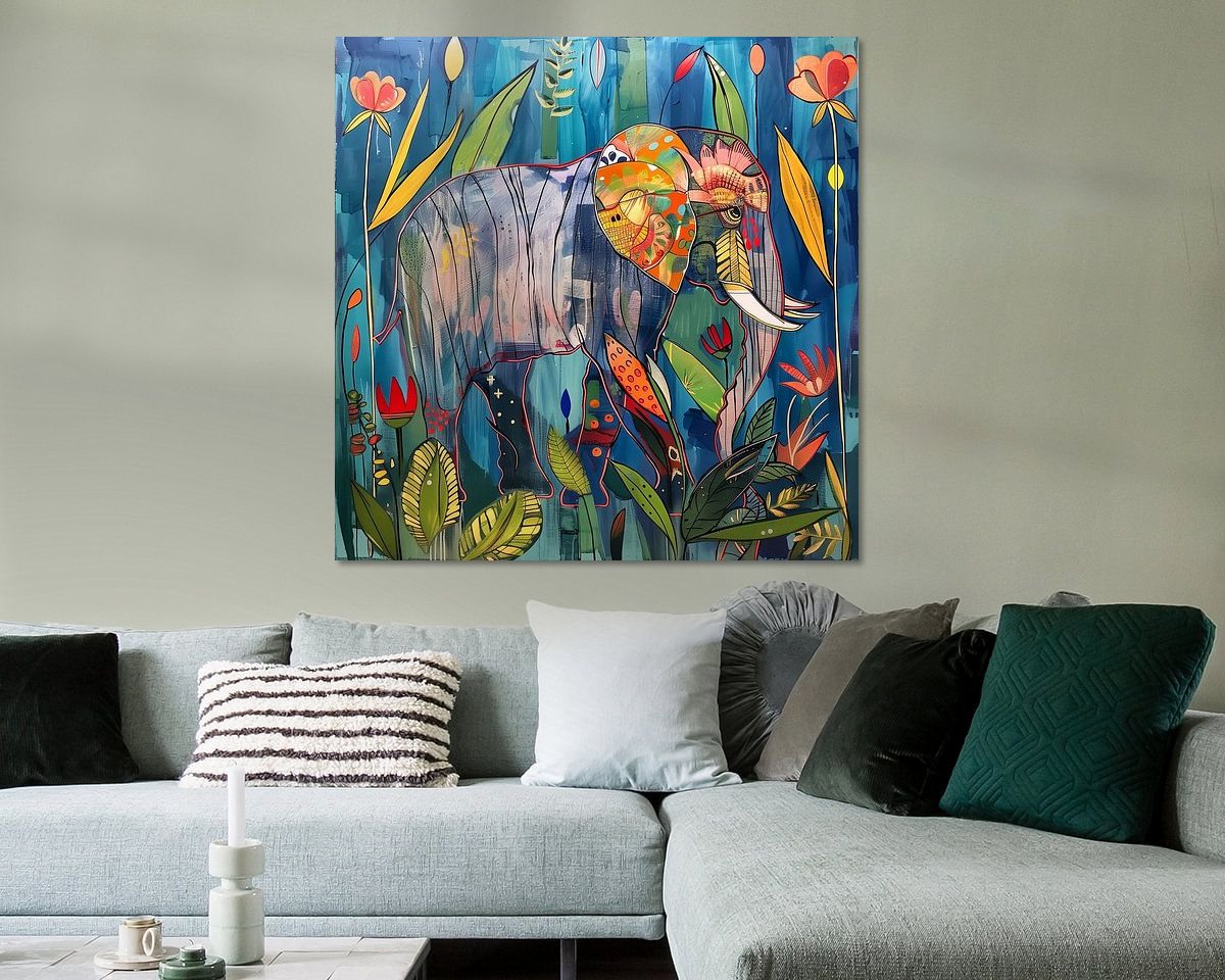 Example of the artwork in a room
