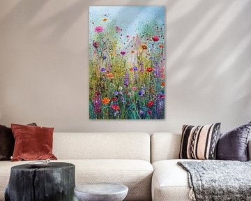 Peinture de fleurs sur Art Merveilleux