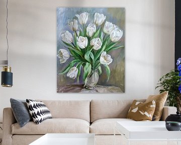 Bloemen | Schilderij Bloemen van De Mooiste Kunst