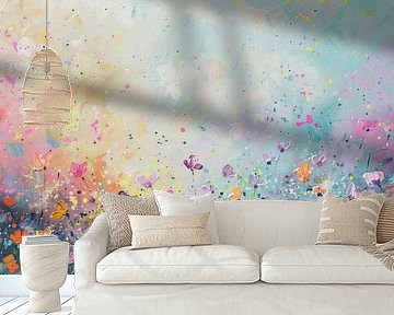 Blumenfeld Impressionismus von Wunderbare Kunst