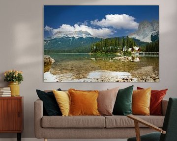 Lac Louise, parc national de Banff en Alberta, Canada sur Gert Hilbink