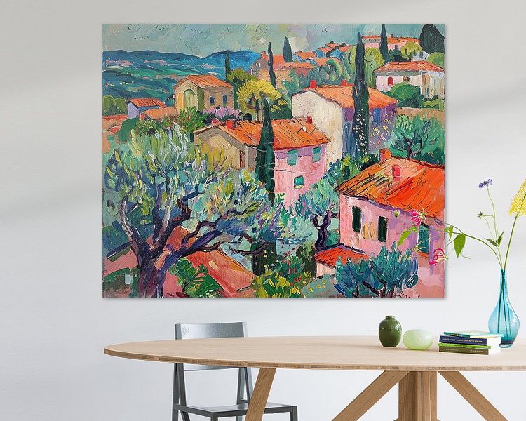 Example of the artwork in a room