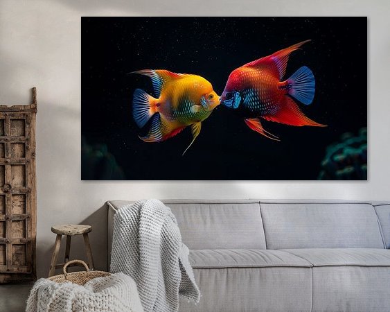 Example of the artwork in a room