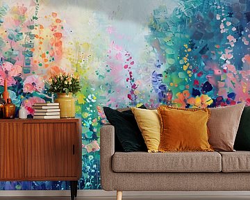 Flowers Monet Style | Floral Field Impressionism by Wonderful Art