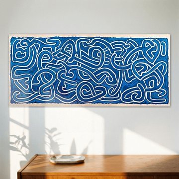 Bauhaus Japandi Abstrakt | Modern abstrakt von Kunst Laune