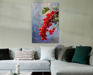 Rote Beeren malen von Blikvanger Schilderijen