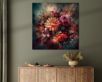 Floral Harmony van Lisa Maria Digital Art