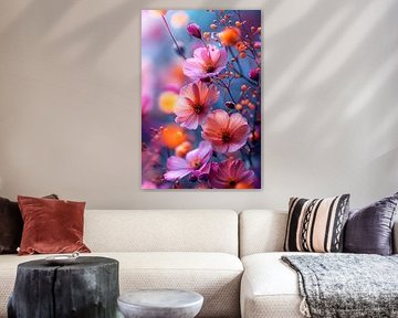 Rosa Blütenblüten von haroulita