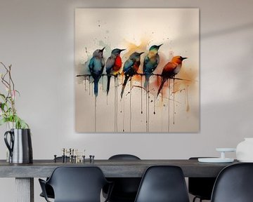 Malerische Vogelrast von Lisa Maria Digital Art