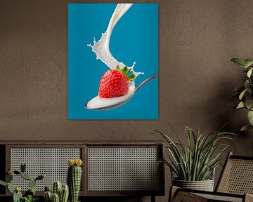 Strawberry & milk van Leon Brouwer