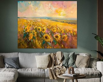Zonnebloemen van ARTEO Schilderijen