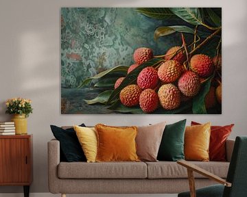 Schilderij Lychee Exotisch van Blikvanger Schilderijen