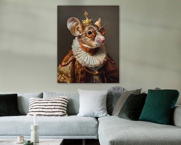 Hip King Mouse by But First Framing