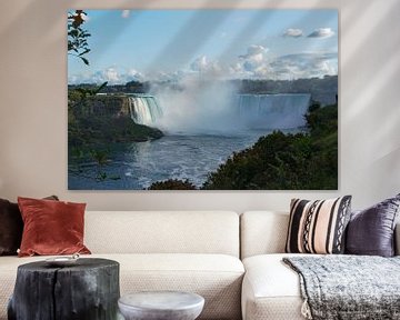 Niagaras natürliche Schönheit: Die Horseshoe Falls von der kanadischen Seite von Discover Dutch Nature