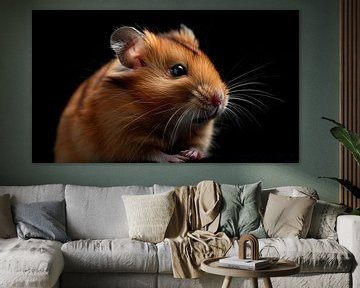 Hamster portret panorama van TheXclusive Art