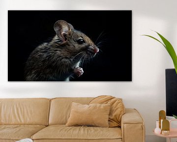 Muis portret panorama van TheXclusive Art