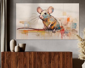 Panorama abstrait de la souris sur TheXclusive Art