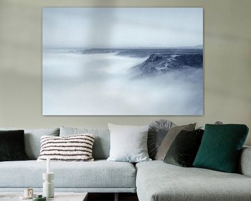 Mist aan zee - Torre d'Aspa - Portugal van Jacqueline Lemmens