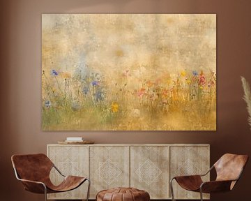 Field of flowers, abstract by Studio Allee