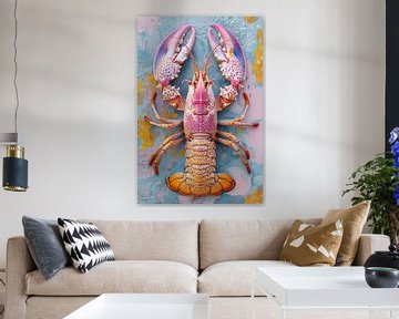 Lobster Luxe - LENTE PASTEL KREEFT van Marianne Ottemann - OTTI