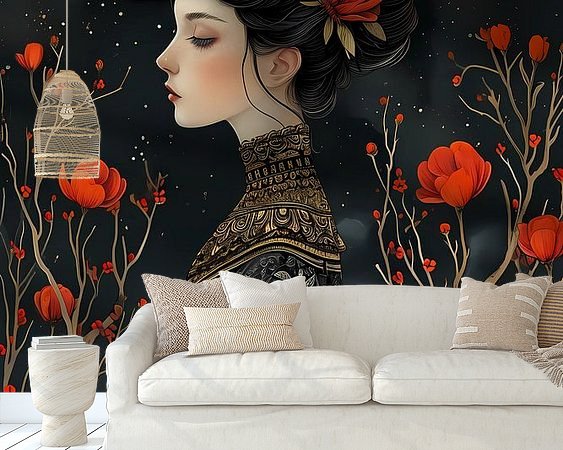 Example of the artwork in a room