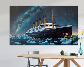 Titanic's Eternal Voyage: A Celestial Odyssey van Retrotimes
