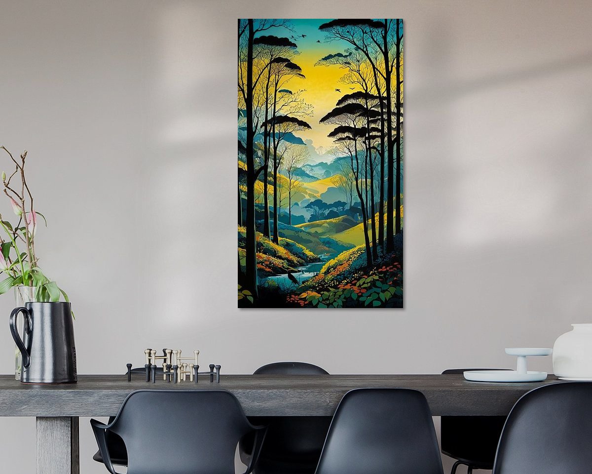 Example of the artwork in a room