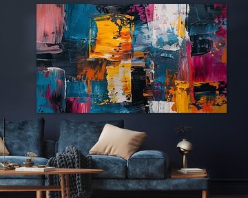 Abstracte kleuren panorama van The Xclusive Art